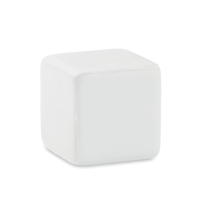 Squarax kocka alakú stresszoldó játék - fehér<br><small>MI-MO7659-06</small>