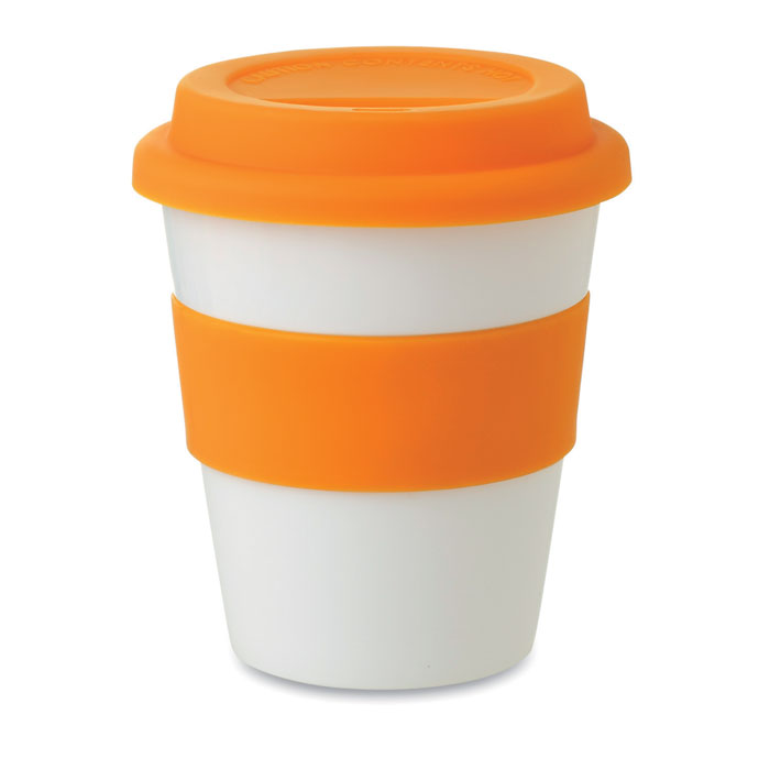 Astoria pp pohár szilikon fedél 350 ml - narancssárga<br><small>MI-MO8078-10</small>