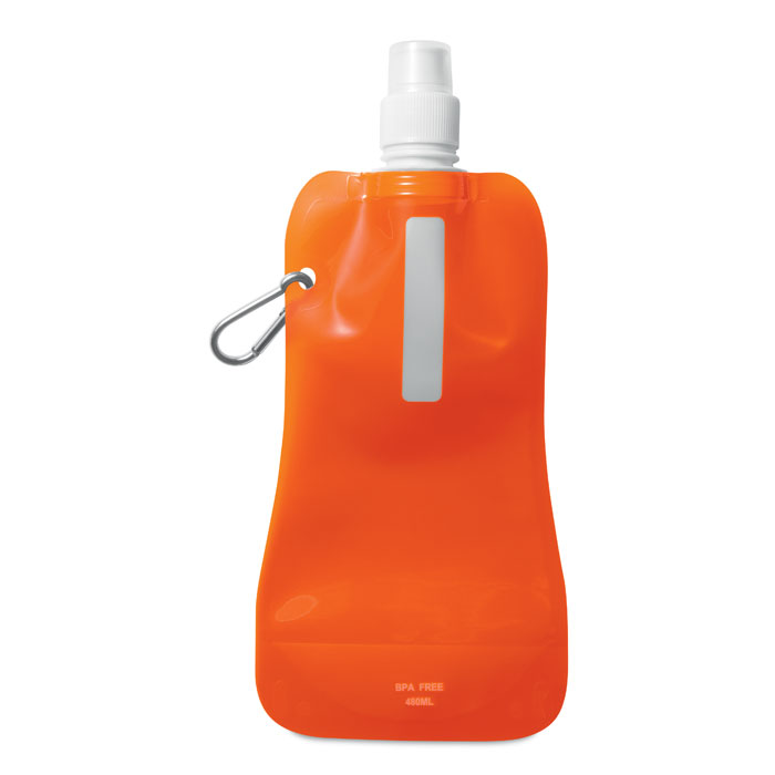 Gates Összehajth. vizes palack 480ml - Áttetsző narancssárga<br><small>MI-MO8294-29</small>