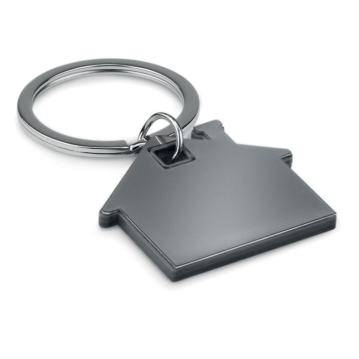 Imba ház alakú műanyag kulcstartó - fekete<br><small>MI-MO8877-03</small>