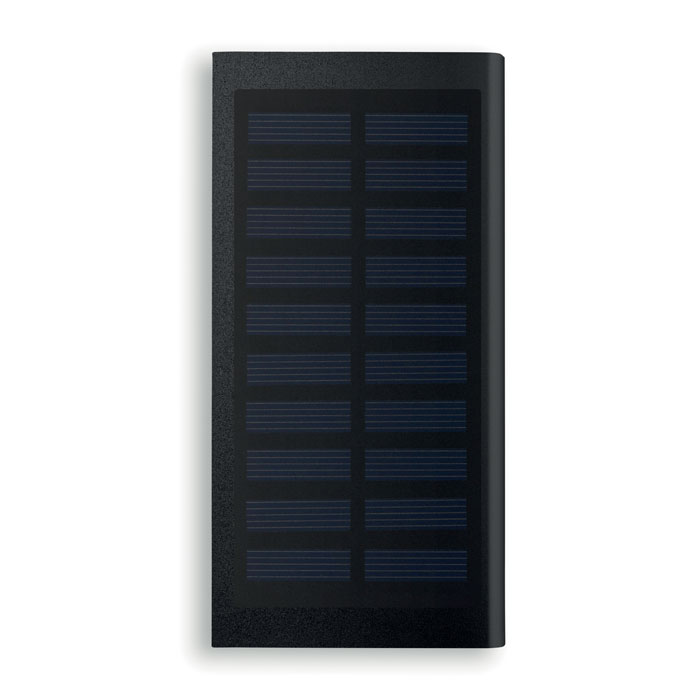 Solar powerflat 8000 mah napelemes powerbank - fekete<br><small>MI-MO9051-03</small>