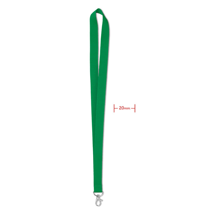 Simple lany nyakpánt, 20 mm - zöld<br><small>MI-MO9058-09</small>