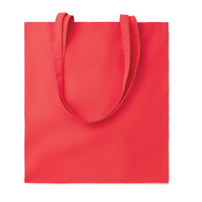 Cottonel colour + pamut bevásárlótáska, 140 g - piros<br><small>MI-MO9268-05</small>