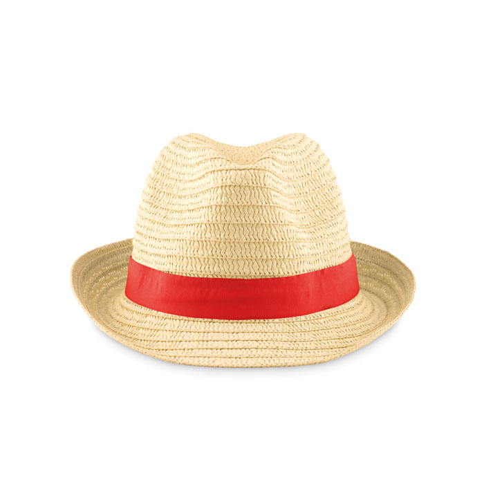 Boogie fonott kalap - piros<br><small>MI-MO9341-05</small>