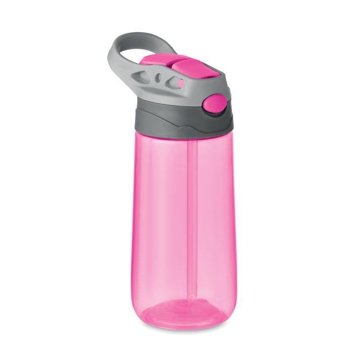 Shiku tritan™ palack, 450 ml - Áttetsző rózsaszín<br><small>MI-MO9909-31</small>