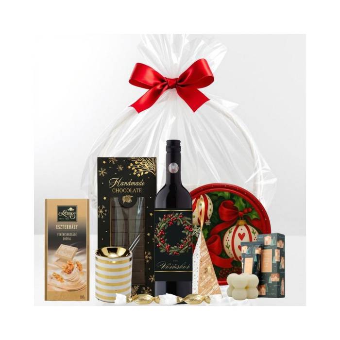 Gasztro élmény karácsonyi ajándékkosár