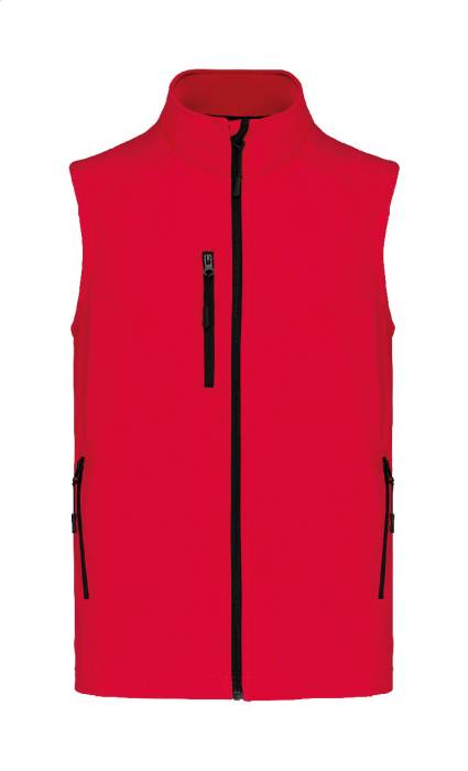 KA403 3 rétegű softshell testmelegítő mellény - piros<br><small>AN-AP5035-05_M</small>