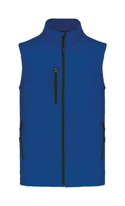 KA403 3 rétegű softshell testmelegítő mellény - kék<br><small>AN-AP5035-06_M</small>