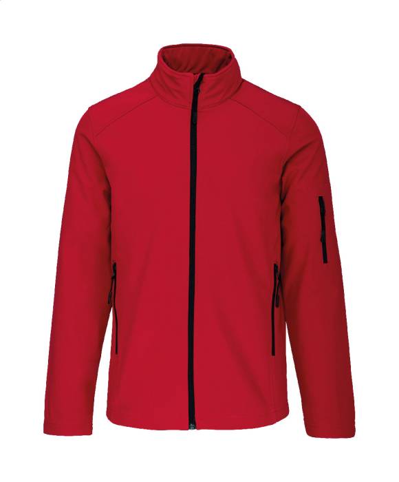 KA401 3 rétegű softshell kabát - piros<br><small>AN-AP59042-05_L</small>