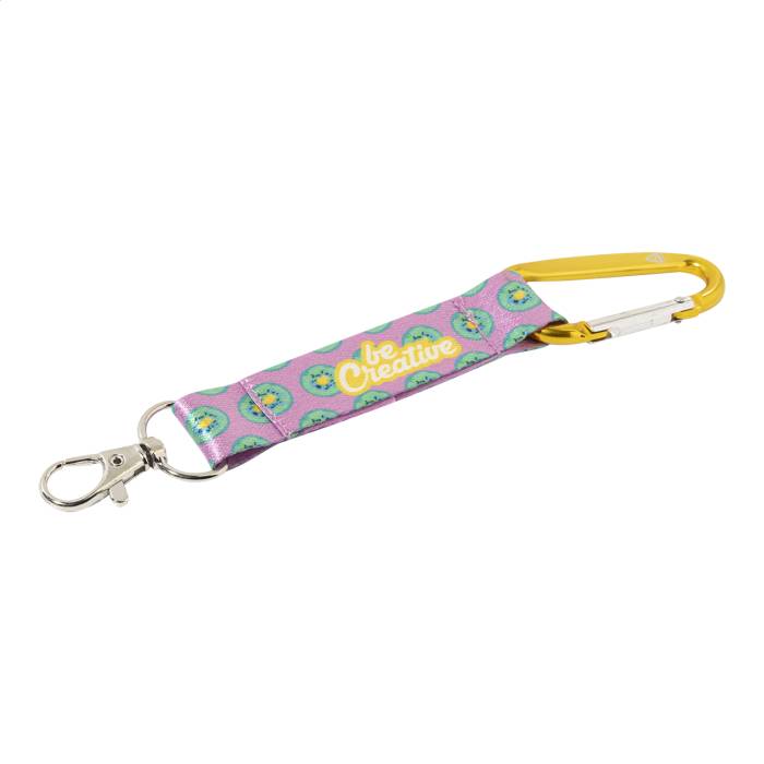 SuboRing Double egyedi RPET kulcstartó - sárga<br><small>AN-AP716993-02</small>