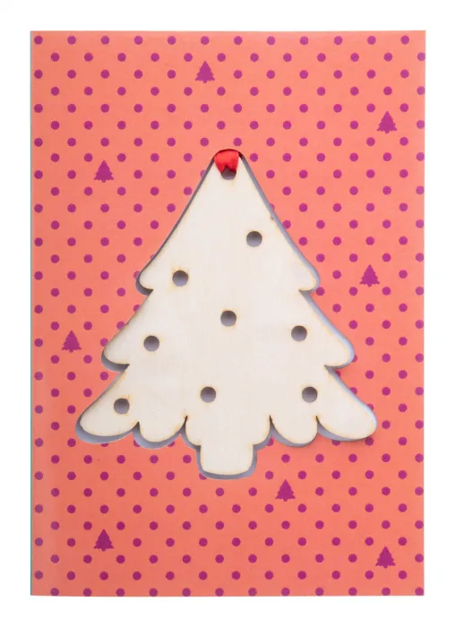 TreeCard karácsonyi üdvözlőlap, karácsonyfa