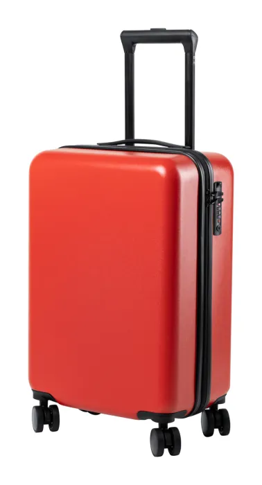 Hessok gurulós bőrönd - piros<br><small>AN-AP721564-05</small>