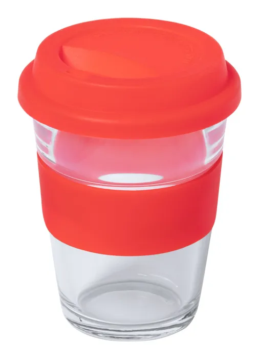 Durnox üveg utazóbögre - piros, átlátszó<br><small>AN-AP721950-05</small>
