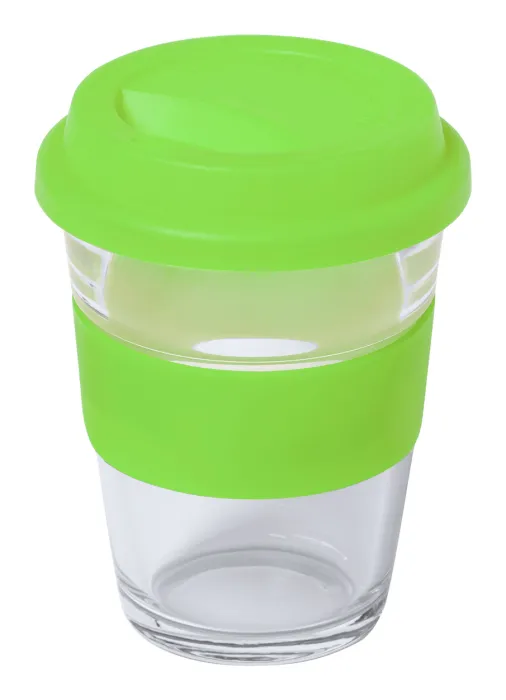 Durnox üveg utazóbögre - lime zöld, átlátszó<br><small>AN-AP721950-71</small>
