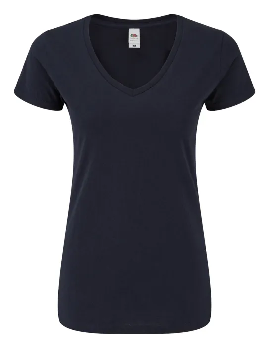 Iconic V-Neck Women női póló - sötét kék<br><small>AN-AP722443-06A_XXL</small>