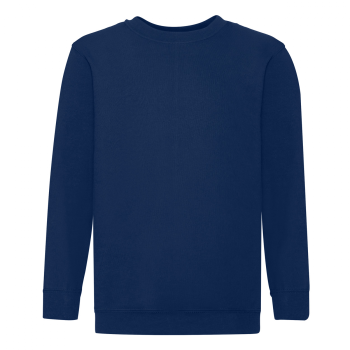 Classic Set-In Sweat pulóver - sötét kék<br><small>AN-AP722619-06A_3-4</small>