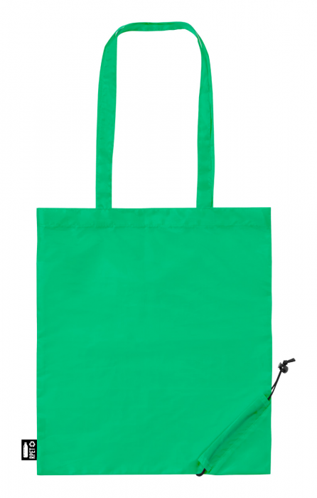 Lulu összehajtható RPET bevásárlótáska - zöld<br><small>AN-AP722756-07</small>