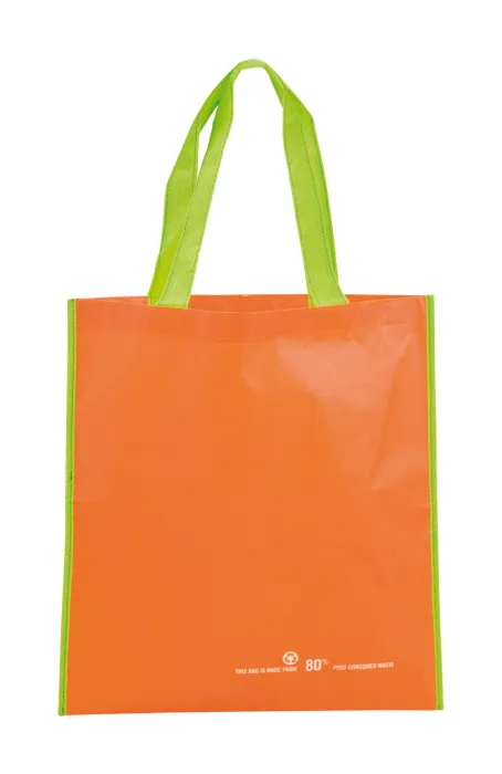 Helena bevásárlótáska - narancssárga, lime zöld<br><small>AN-AP731396-03</small>
