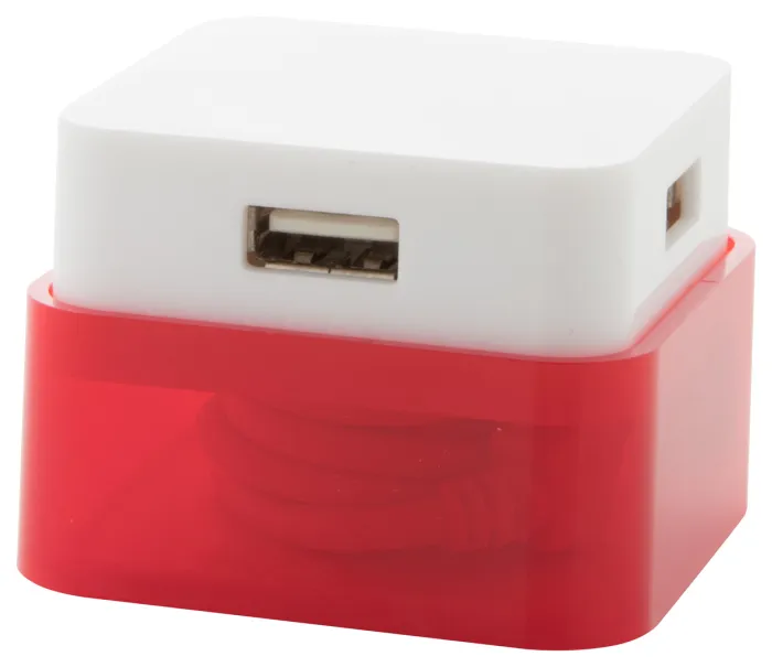 Dix USB elosztó - piros, fehér<br><small>AN-AP741482-05</small>