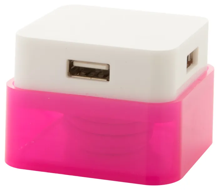 Dix USB elosztó - pink, fehér<br><small>AN-AP741482-25</small>