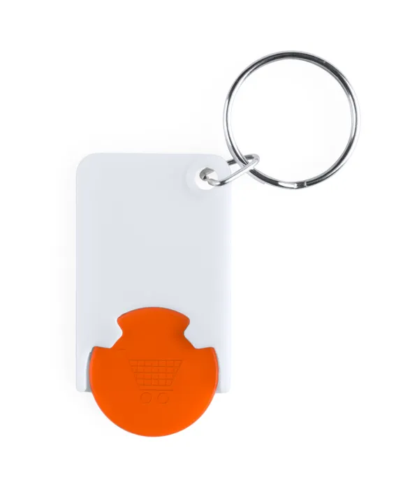 Zabax kulcstartós bevásárlókocsi érme - narancssárga<br><small>AN-AP741590-03</small>