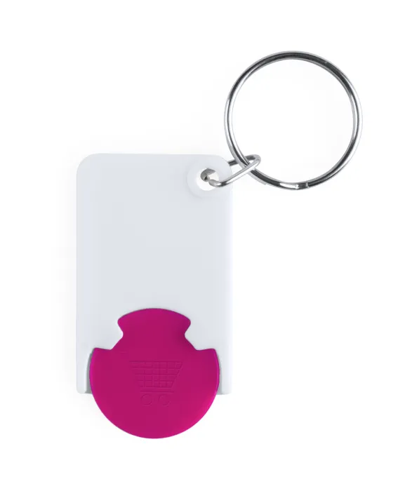 Zabax kulcstartós bevásárlókocsi érme - pink<br><small>AN-AP741590-25</small>