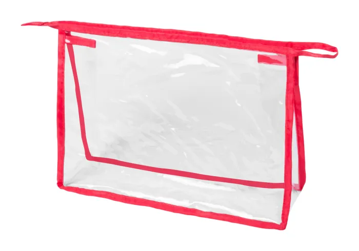 Losut kozmetikai táska - átlátszó, piros<br><small>AN-AP741776-05</small>