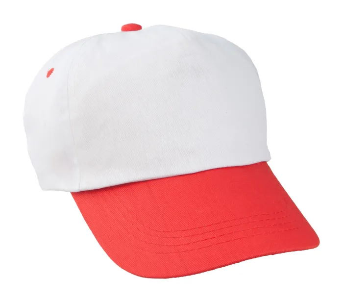 Sport baseball sapka - fehér, piros<br><small>AN-AP761990-01-05</small>
