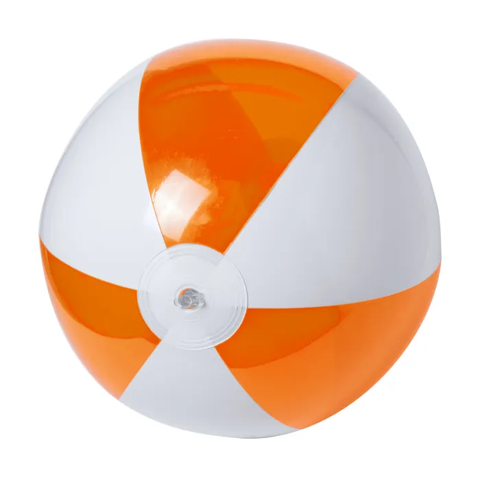 Zeusty strandlabda (ø28 cm) - narancssárga, fehér<br><small>AN-AP781730-03</small>