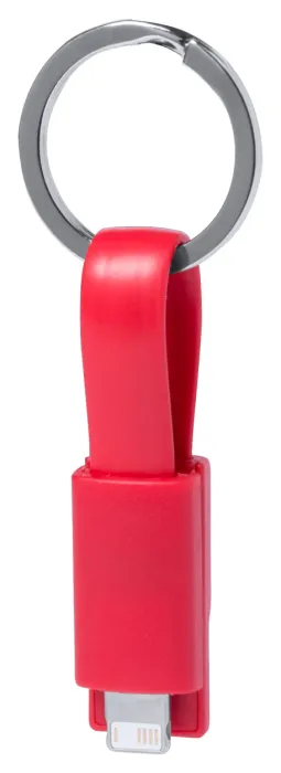 Holnier USB töltős kulcstartó - piros<br><small>AN-AP781847-05</small>