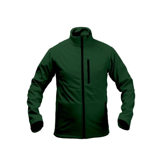 Molter softshell kabát - sötét zöld, fekete<br><small>AN-AP791501-07A_M</small>