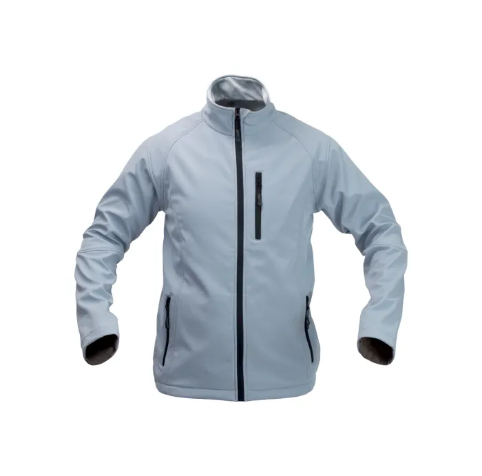 Molter soft shell kabát - világos szürke, fekete<br><small>AN-AP791501-77_S</small>
