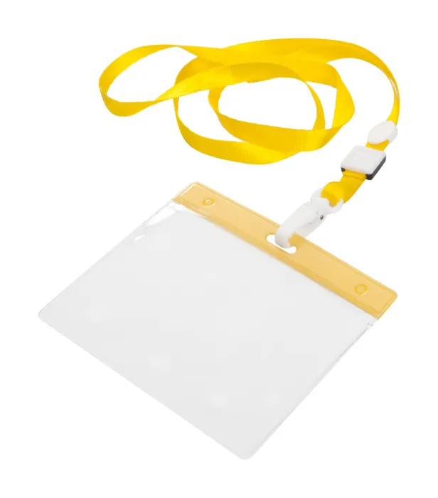 Maes passztartó nyakpánttal - sárga, átlátszó<br><small>AN-AP791539-02</small>