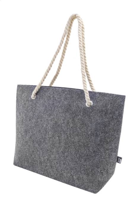Refelt Beach RPET strandtáska - szürke<br><small>AN-AP800045-77</small>