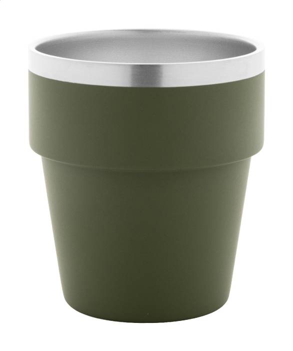 Obata újrahasznosított rozsdamentes acél thermo pohár - zöld<br><small>AN-AP800065-07</small>