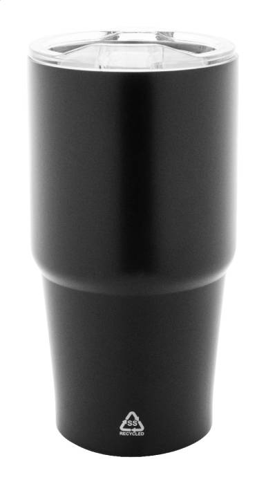 Noricano újrahasznosított rozsdamentes acél thermo pohár - fekete...<br><small>AN-AP800077-10</small>