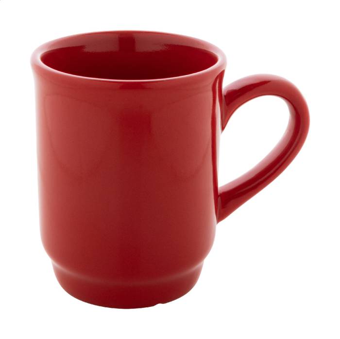 Marknad egymásra rakható kerámia bögre - piros<br><small>AN-AP800082-05</small>