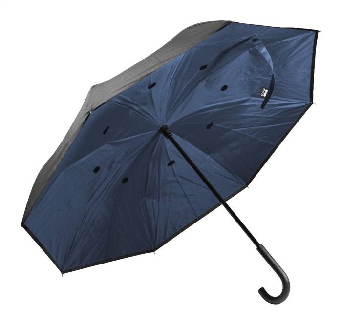 Raura RPET megfordítható esernyő - sötét kék<br><small>AN-AP800103-06A</small>