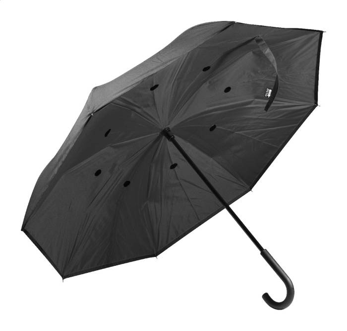 Raura RPET megfordítható esernyő - fekete<br><small>AN-AP800103-10</small>