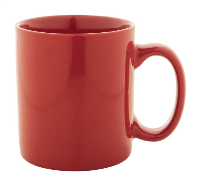 Kolomu színes kerámia bögre - piros<br><small>AN-AP800117-05</small>