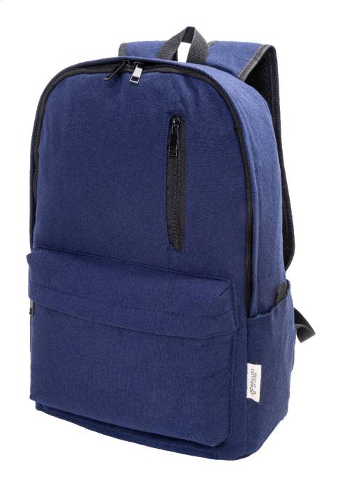 Recabak újrahasznosított vászon hátizsák - kék<br><small>AN-AP800128-06</small>