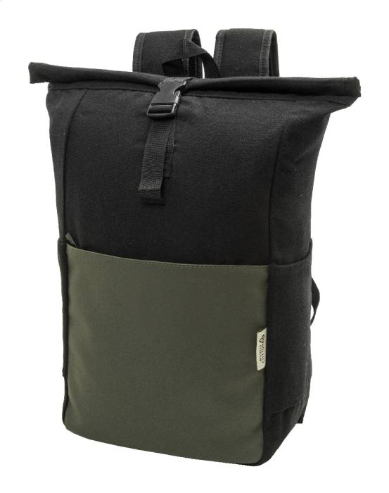 Blakkan Back újrahasznosított vászon hátizsák - zöld<br><small>AN-AP800132-07</small>