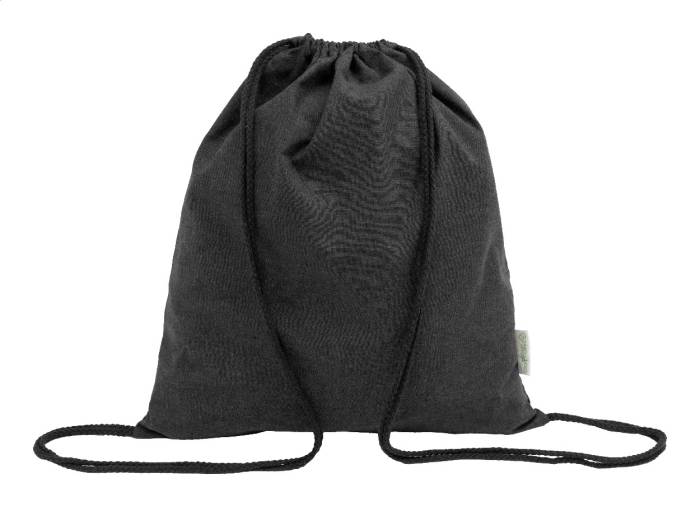 Dropex újrahasznosított pamut hátizsák - fekete<br><small>AN-AP800186-10</small>