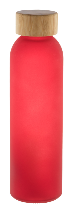 Cloody üveg kulacs - piros, natúr<br><small>AN-AP800469-05</small>