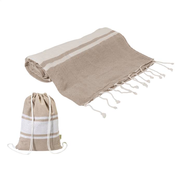 Tortuga újrahasznosított pamut strandtörölköző és hátizsák...