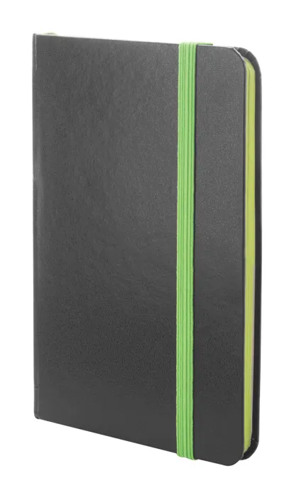 Kolly notesz - lime zöld, fekete<br><small>AN-AP810377-07</small>