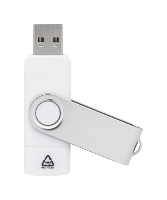 TwistDrive Plus RABS OTG USB memória - fehér<br><small>AN-AP864123-01_8GB</small>