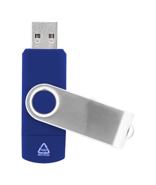 TwistDrive Plus RABS OTG USB memória - kék<br><small>AN-AP864123-06_8GB</small>