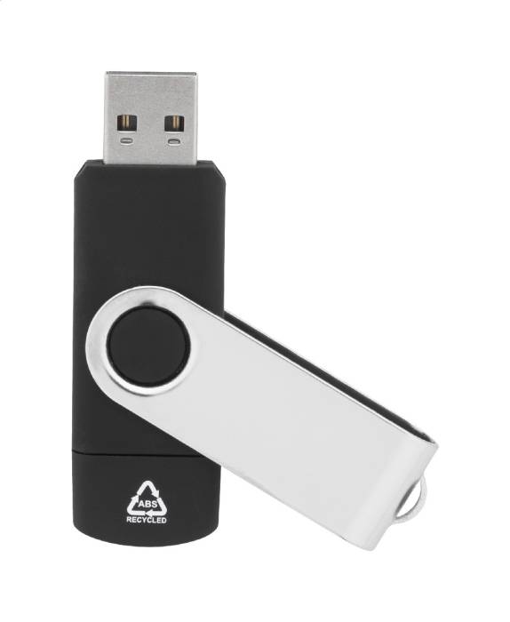 TwistDrive Plus RABS OTG USB memória - fekete<br><small>AN-AP864123-10_8GB</small>
