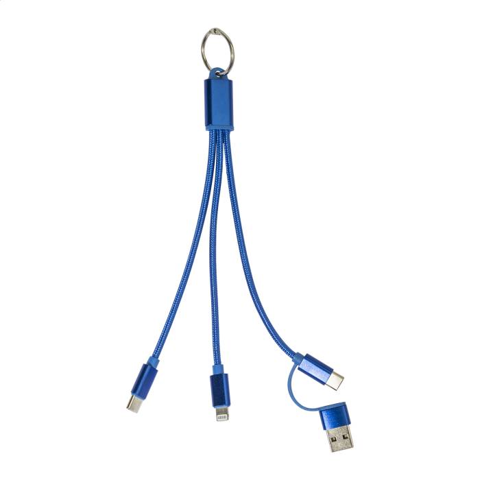 Rafob kulcstartós USB töltőkábel - kék<br><small>AN-AP864127-06</small>